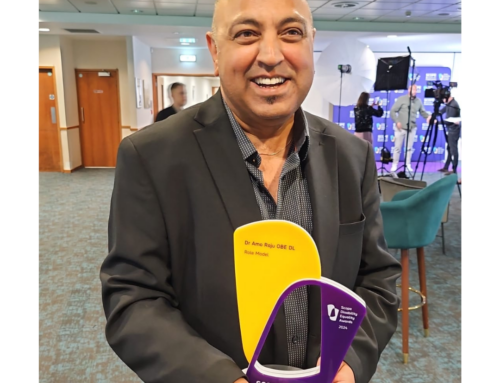 Dr Amo Raju OBE DL, wins at Scope Charity Awards!